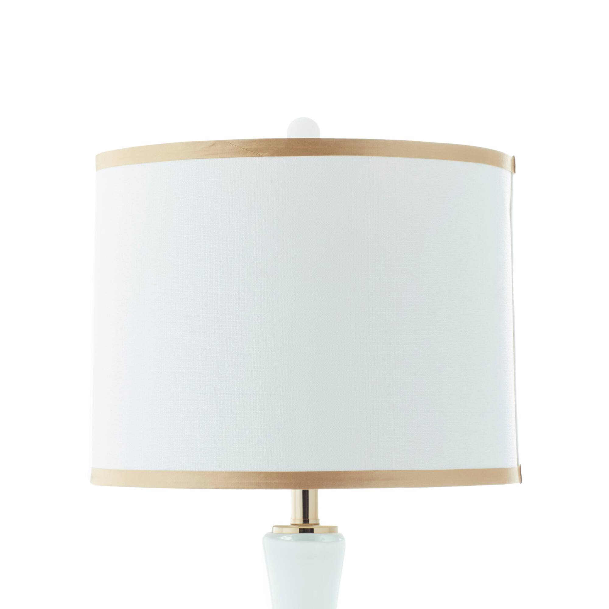 Set of 2 Gold Metal Traditional Table Lamp, 29" x 13" x 13"